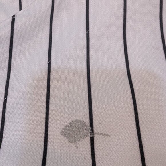 Majestic Vintage Chicago White Sox Pinstripe Baseball Button Down Jersey size M - Picture 4 of 10